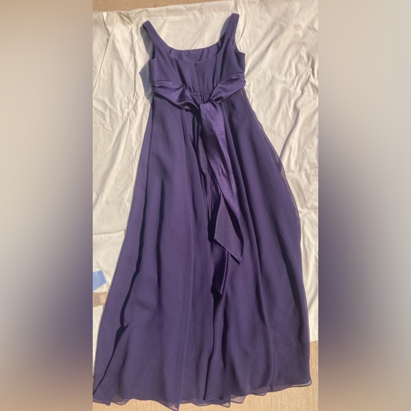 Girl's Purple Maxi Gown - Picture 3 of 3